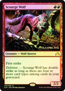 (Promo-Prerelease)Scourge Wolf/災いの狼